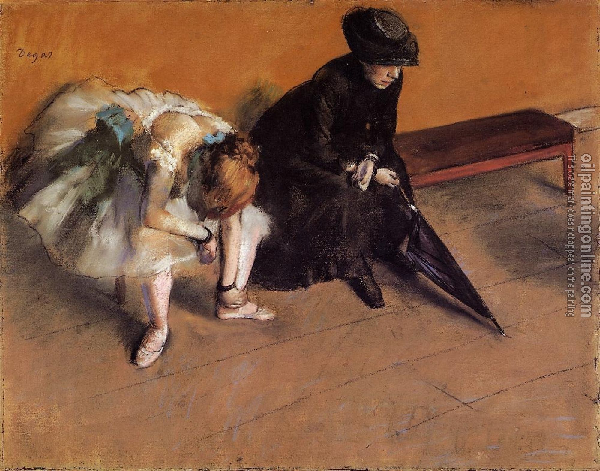 Degas, Edgar - Waiting